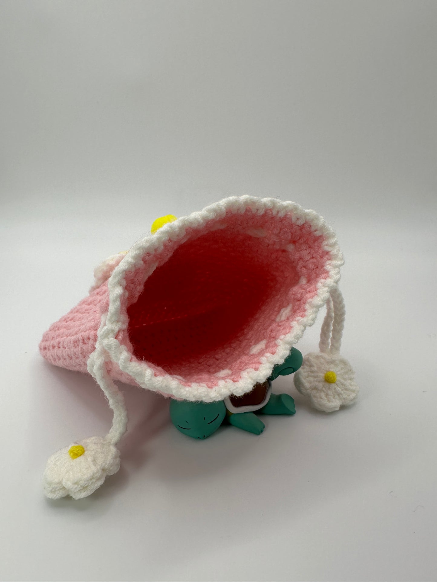 Handmade Party Bear Drawstring Bag