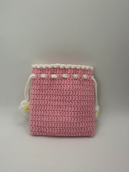 Handmade Party Bear Drawstring Bag