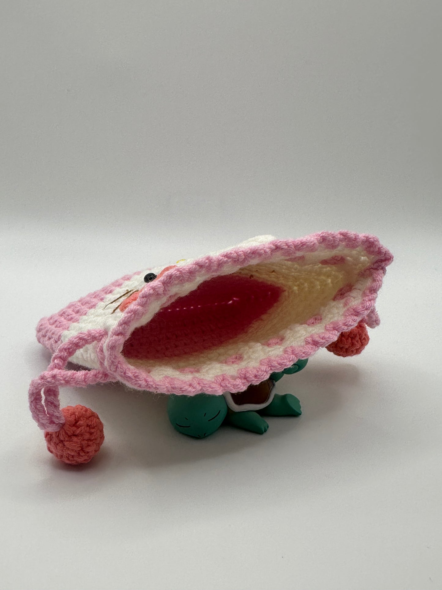 Handmade Crochet Cute Cat Coin Purse